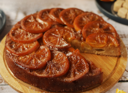 Orange Fennel Upside Down Cake Feature
